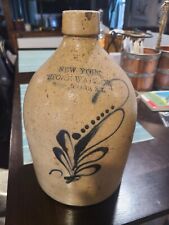 Crock antigo de sal de abelha vitrificado com alça NY Stone Ware Co comprar usado  Enviando para Brazil