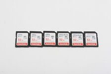 Usado, LOTE de 6x Cartões de Memória SD 80MB/s SanDisk Ultra/Ultra Plus/Pixtor 32GB comprar usado  Enviando para Brazil