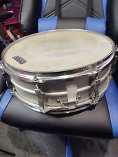 LUDWIG ACROLITE BLUE/OLIVE BADGE SILVER  SNARE DRUM IN PLAYING CONDITION  for sale  Shipping to South Africa