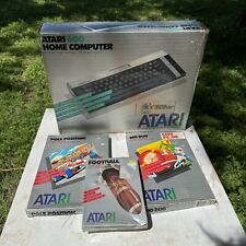 Consola Atari 600XL, caja, poliestireno, 3 juegos (dig dug pole position fútbol) *leer*, usado segunda mano  Embacar hacia Argentina