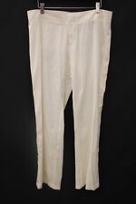 cream silk trousers for sale  LEEDS