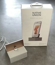 Native Union - Base gris/oro rosa, ¡cable incluido! - iPhone 5/5s 6/6s 6+/6+s segunda mano  Embacar hacia Argentina