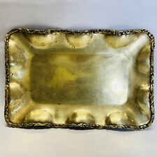 Vintage brass rectangle for sale  Shipping to Ireland