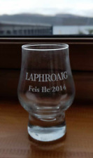 Rare Laphroaig Single Malt Whisky Whiskey Feis Ile 2014 Tasting Glass Bar Pub for sale  Shipping to South Africa