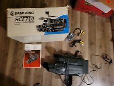 Vintage Samsung SCF710 VHS Video Camcorder in Box w AC Manual NO BATT POWERS ON for sale  Shipping to South Africa