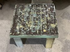 Used, Distressed Coffee Pallet Table-Rustic 20.5” X 19”x 16” Splattered Art Work Paint for sale  Shipping to South Africa