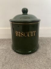 Dark green biscuit for sale  SOUTHEND-ON-SEA