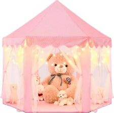 Barraca de brincar Princess Castle com luzes rosa brinquedo interno para meninas comprar usado  Enviando para Brazil