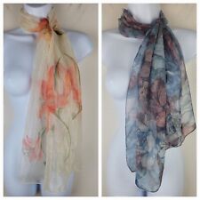 Chiffon floral scarf for sale  Menomonee Falls