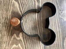 Huevo de Mickey Mouse - anillo de panqueques molde mango de madera de metal, usado segunda mano  Embacar hacia Argentina