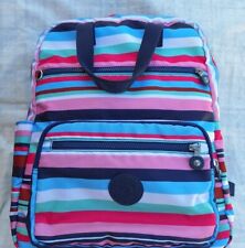 Mochila Kipling bolsa para laptop SHARPAY WALKING ON AIR listras pastel. Sem macaco 🐒 comprar usado  Enviando para Brazil