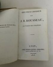 Livre ancien 1816 d'occasion  France