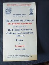 Everton liverpool 1986 for sale  LOWESTOFT