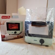 Used, DASH Mini Toaster Oven Cooker Retro Teal Bread Bagels Cookies Pizza Paninis for sale  Shipping to South Africa