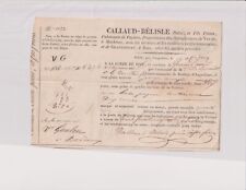 1833. facture. messageries. d'occasion  Bergerac