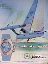 2002 TECHNOMARINE TRIMARAN RUM ROUTE PRESS ADVERTISEMENT for sale  Shipping to South Africa