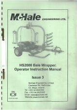 Mchale balewrapper hs2000 for sale  CALLINGTON