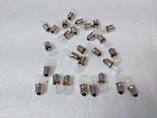 90pcs Small Mini E12 Screw Indicator Light Bulb 12x30mm 18V0.11A for sale  Shipping to South Africa