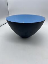 Used, Danish Modern: Vintage KRENIT Large Blue Enamel Bowl: Herbert Krenchel : Denmark for sale  Shipping to South Africa