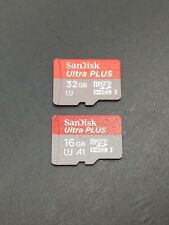 Tarjeta de memoria microSDHC UHS-I UHS-I microSDHC SanDisk Ultra Plus 16 GB 32 GB U1 80 MB/s segunda mano  Embacar hacia Argentina