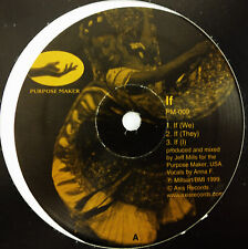 12'' TECHNO EP - Jeff Mills ‎– If / Tango - Purpose Maker PM-009 1999 na sprzedaż  Wysyłka do Poland