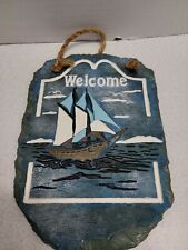 Welcome sign slate for sale  Redford
