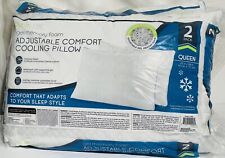 PureLUX Gel Memory Foam Adjustable Comfort Pillow Queen 2 Pack, used for sale  Shipping to South Africa