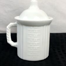 Tarro medidor de vaso de leche Mosser para cocina taza blanca onza  segunda mano  Embacar hacia Argentina