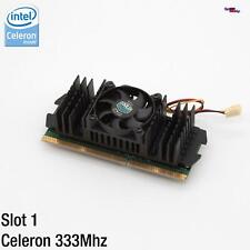 CPU Intel Celeron 333MHZ Processeur SLOT1 SL2WN Cooler 66MHZ FSB Testé 100% Ok segunda mano  Embacar hacia Argentina