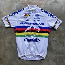 Biemme Vintage Full Zip Cycling Jersey Mens L Merida Mavic Race Tour for sale  Shipping to South Africa