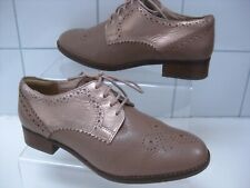 Clarks gold brogues for sale  MATLOCK