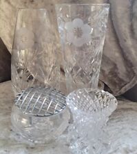 cut glass flower vases for sale  CARTERTON