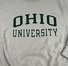 Moletom Ohio University Champion tecido reverso tamanho pequeno cinza gola redonda Bobcats comprar usado  Enviando para Brazil