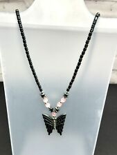 Hematite butterfly necklace for sale  Cherry Valley