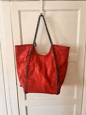 Red faux suede for sale  ROMFORD