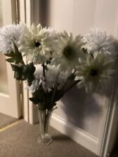 White artificial flower for sale  ANDOVER