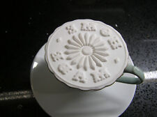 Used, PORCELAIN CERAMIC CUP SHAPED HOME MADE SHORTBREAD BISCUIT PRESS NEW UNUSED for sale  Shipping to South Africa