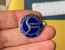 Vintage sprite caravanners club  pin badge  caravan camping motor car curio, used for sale  Shipping to South Africa