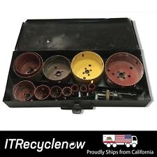 MORSE Master Electricians Hole Saw Kit Bi Metal Variable Pitch AS-IS NO RETURNS for sale  Merced