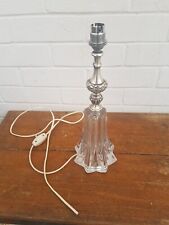 vintage glass chrome table lamp for sale  ELY