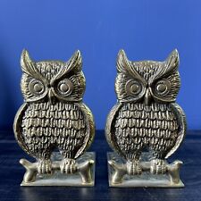 Brass owl bookend for sale  Mooresville