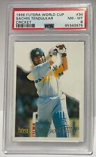 Used, 1996 Futera World Cup Cricket SACHIN TENDULKAR #34 PSA 8 NM-MT India for sale  Shipping to South Africa