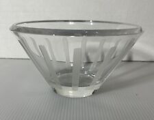 vera wang crystal bowl for sale  Escondido