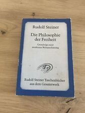 Rudolf steiner philosophie gebraucht kaufen  Berlin