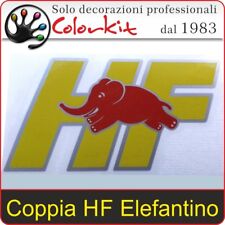 Coppia adesivi elefantino usato  Faenza