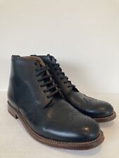 Grenson black leather for sale  HYDE