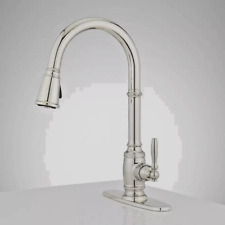 Torneira de cozinha finlandesa Signature Hardware polida Nkl SHK481717 comprar usado  Enviando para Brazil