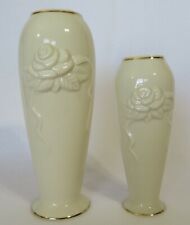 2 lenox rose blossom vases for sale  Cedar Park