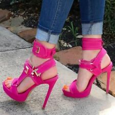  Sandals High Heels Ankle Shoes Sandals Nightclub Heels Women Pumps Women Shoes, used for sale  Shipping to South Africa