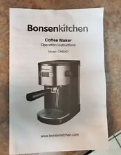 Bonsenkitchen espresso machine for sale  Orange Park